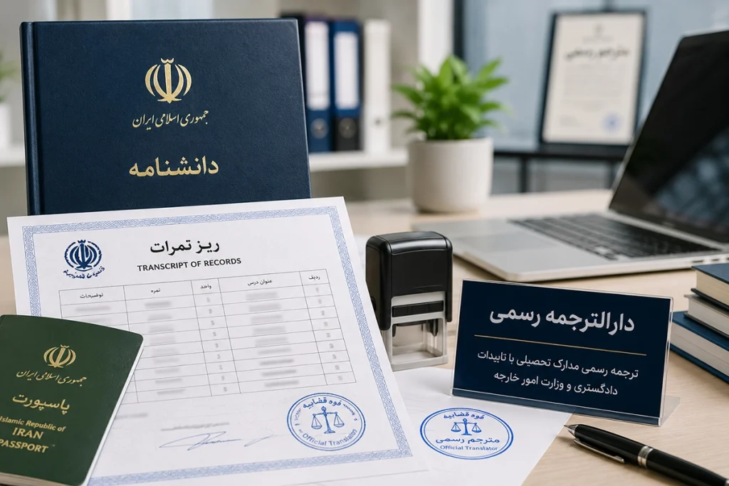 ترجمه رسمی مدارک تحصیلی برای مهاجرت و اپلای