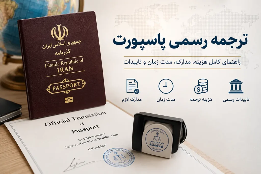 ترجمه رسمی پاسپورت و گذرنامه